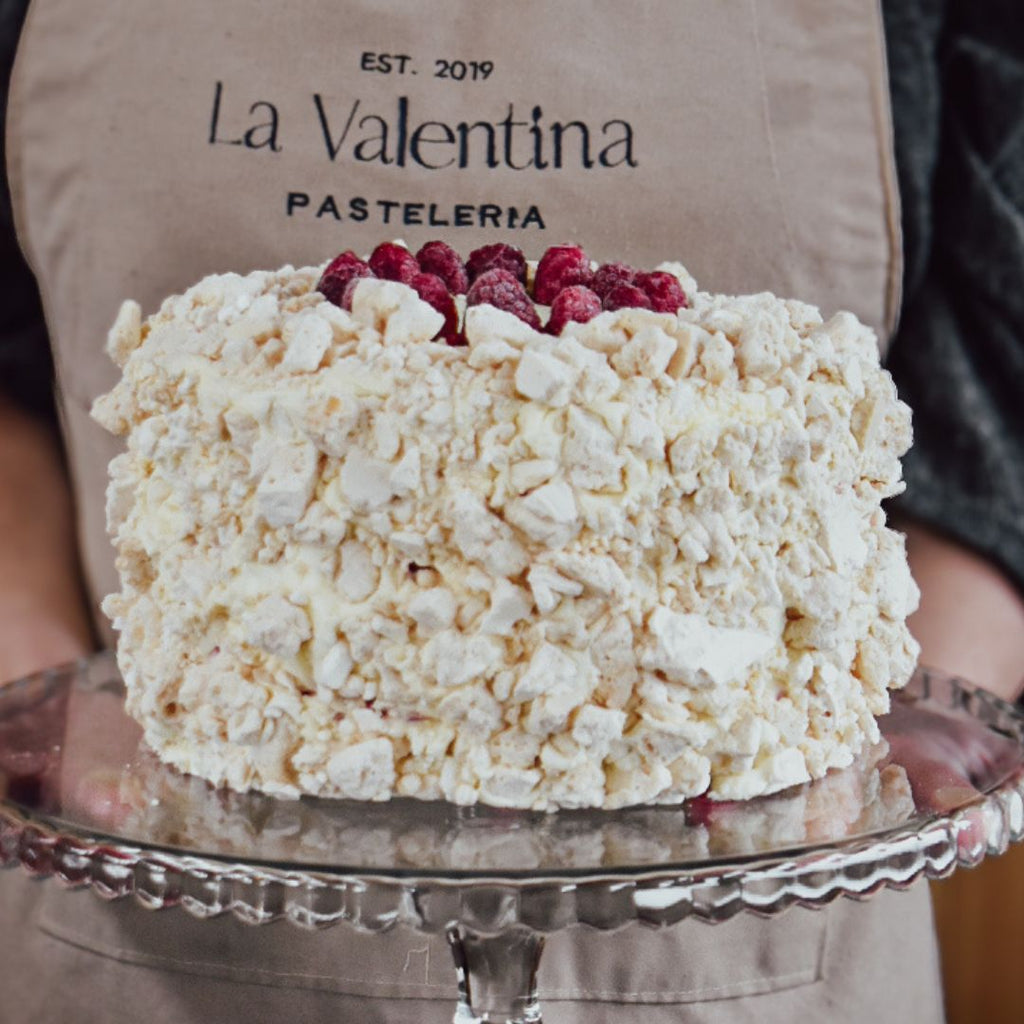 Torta Merengue frambuesa- 8 personas